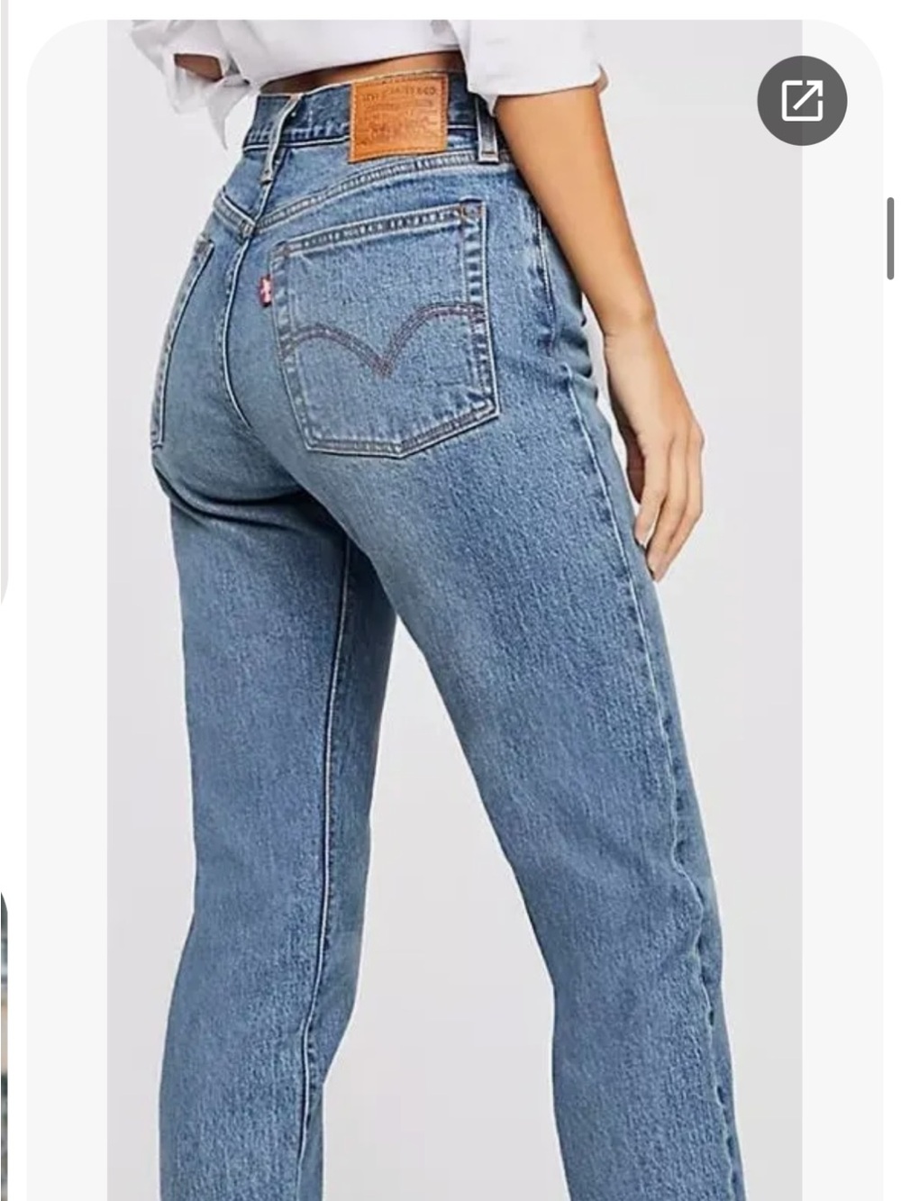 Levi's Womens Skinny Jeans in Light Blue Washed Denim
